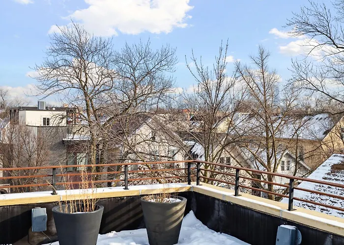 Ferienhaus 5br 5ba Architectural Estate-theatre Gym Rooftop Chicago