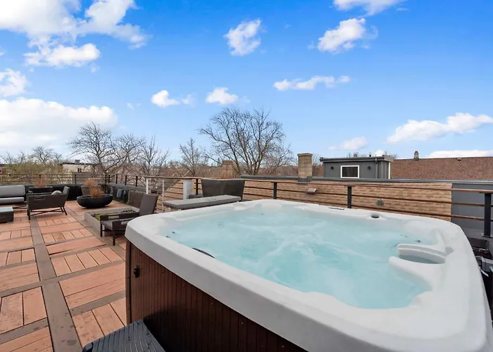 5br 5ba Architectural Estate-theatre Gym Rooftop Ferienhaus Chicago